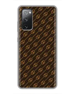 Чохол для Samsung Galaxy S20 FE з картинкою «Gucci — золоті діагоналі» Чохол для Samsung Galaxy S20 FE з картинкою «Gucci — золоті діагоналі»