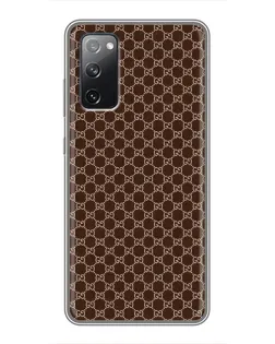 Чохол для Samsung Galaxy S20 FE з картинкою «Gucci — шоколадна сітка» Чохол для Samsung Galaxy S20 FE з картинкою «Gucci — шоколадна сітка»