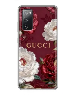 Чохол для Samsung Galaxy S20 FE з картинкою «Gucci — бордові троянди» Чохол для Samsung Galaxy S20 FE з картинкою «Gucci — бордові троянди»