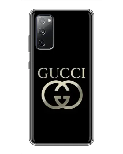 Чехол для Samsung Galaxy S20 FE с картинкой «Gucci — золото на черном» Чехол для Samsung Galaxy S20 FE с картинкой «Gucci — золото на черном»