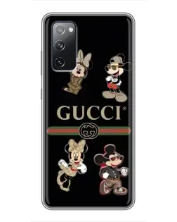Чохол для Samsung Galaxy S20 FE з картинкою «Gucci — герої Disney та монограма» Чохол для Samsung Galaxy S20 FE з картинкою «Gucci — герої Disney та монограма»