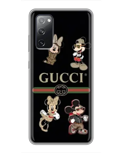 Чехол для Samsung Galaxy S20 FE с картинкой «Gucci — герои Disney и монограмма» Чехол для Samsung Galaxy S20 FE с картинкой «Gucci — герои Disney и монограмма»