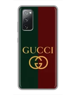 Чохол для Samsung Galaxy S20 FE з картинкою «Gucci — темно-зелений градієнт» Чохол для Samsung Galaxy S20 FE з картинкою «Gucci — темно-зелений градієнт»
