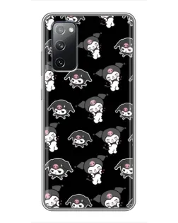 Чехол для Samsung Galaxy S20 FE с картинкой «Черный паттерн Kuromi» Чехол для Samsung Galaxy S20 FE с картинкой «Черный паттерн Kuromi»