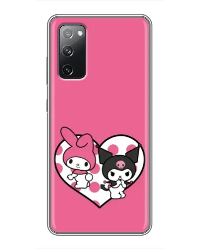 Чехол для Samsung Galaxy S20 FE с картинкой «Kuromi и My Melody»