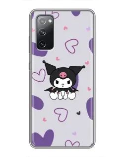 Чехол для Samsung Galaxy S20 FE с картинкой «Kuromi и лавандовые сердца» Чехол для Samsung Galaxy S20 FE с картинкой «Kuromi и лавандовые сердца»