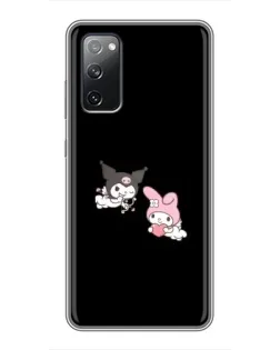 Чехол для Samsung Galaxy S20 FE с картинкой «My Melody и Kuromi» Чехол для Samsung Galaxy S20 FE с картинкой «My Melody и Kuromi»