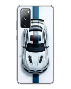 Чехол для Samsung Galaxy S20 FE с картинкой «Вид сверху — BMW M» Чехол для Samsung Galaxy S20 FE с картинкой «Вид сверху — BMW M»