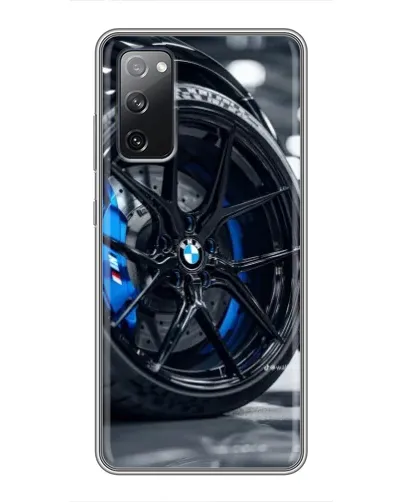 Чехол для Samsung Galaxy S20 FE с картинкой «Колесо BMW вблизи» Чехол для Samsung Galaxy S20 FE с картинкой «Колесо BMW вблизи»