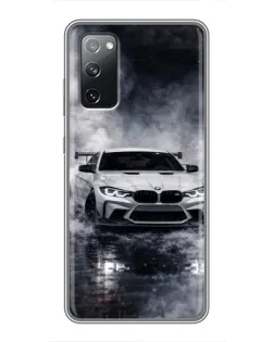 Чехол для Samsung Galaxy S20 FE с картинкой «BMW сквозь туман»