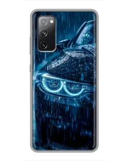 Чехол для Samsung Galaxy S20 FE с картинкой «BMW под дождем»