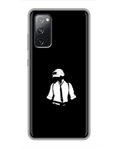 Чохол для Samsung Galaxy S20 FE з картинкою «PUBG — білий шолом» Чохол для Samsung Galaxy S20 FE з картинкою «PUBG — білий шолом»
