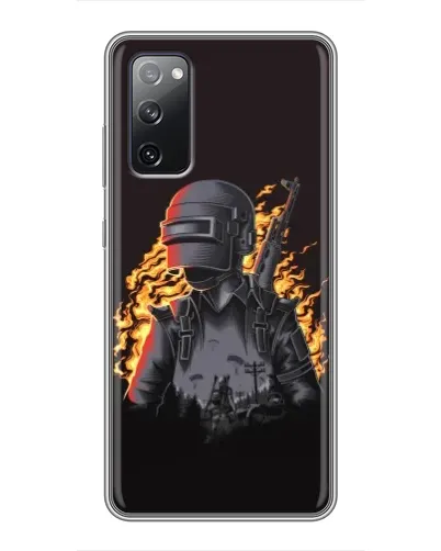 Чохол для Samsung Galaxy S20 FE з картинкою «PUBG — вогняний силует» Чохол для Samsung Galaxy S20 FE з картинкою «PUBG — вогняний силует»