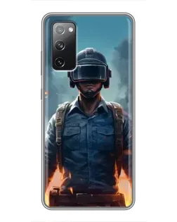 Чохол для Samsung Galaxy S20 FE з картинкою «PUBG — реалістичний герой»