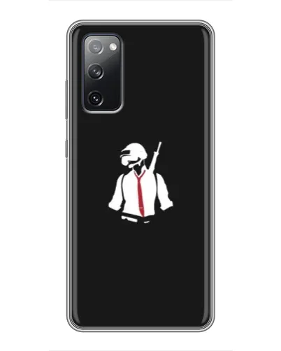 Чохол для Samsung Galaxy S20 FE з картинкою «PUBG — силует воїна» Чохол для Samsung Galaxy S20 FE з картинкою «PUBG — силует воїна»