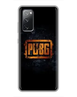 Чохол для Samsung Galaxy S20 FE з картинкою «PUBG — золотий логотип»
