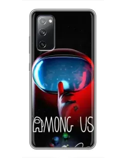 Чохол для Samsung Galaxy S20 FE з картинкою «Червоний імпостер — макро» Чохол для Samsung Galaxy S20 FE з картинкою «Червоний імпостер — макро»