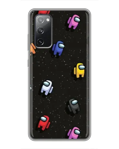 Чехол для Samsung Galaxy S20 FE с картинкой «Космический паттерн Among Us» Чехол для Samsung Galaxy S20 FE с картинкой «Космический паттерн Among Us»