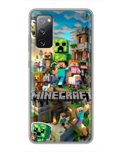 Чехол для Samsung Galaxy S20 FE с картинкой «Замок Minecraft»