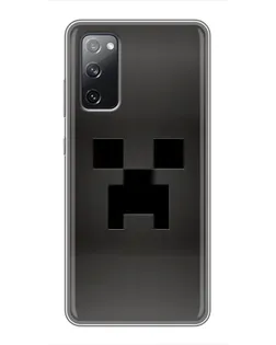 Чехол для Samsung Galaxy S20 FE с картинкой «Черный крипер градиент»