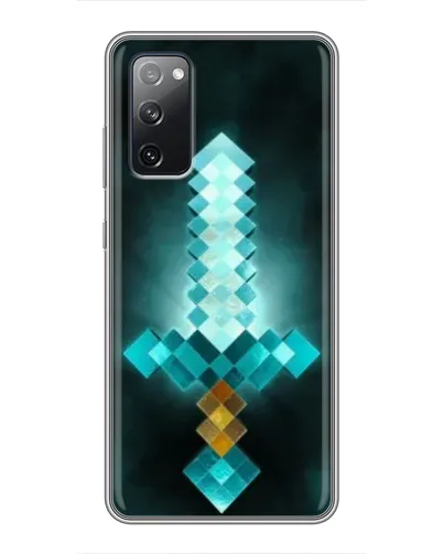 Чехол для Samsung Galaxy S20 FE с картинкой «Алмазный меч неон»