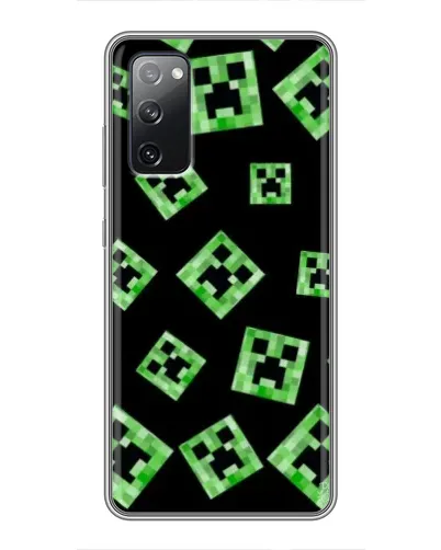 Чехол для Samsung Galaxy S20 FE с картинкой «Паттерн с криперами»