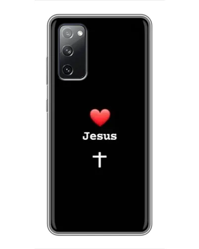 Чехол для Samsung Galaxy S20 FE с картинкой «Сердце - Jesus» Чехол для Samsung Galaxy S20 FE с картинкой «Сердце - Jesus»