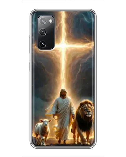 Чехол для Samsung Galaxy S20 FE с картинкой «Лев Иуды и Свет» Чехол для Samsung Galaxy S20 FE с картинкой «Лев Иуды и Свет»