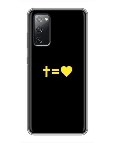 Чехол для Samsung Galaxy S20 FE с картинкой «Сердце и Крест» Чехол для Samsung Galaxy S20 FE с картинкой «Сердце и Крест»