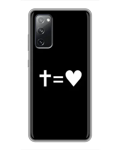 Чехол для Samsung Galaxy S20 FE с картинкой «Крест и Сердце» Чехол для Samsung Galaxy S20 FE с картинкой «Крест и Сердце»