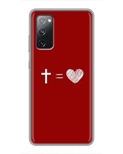 Чехол для Samsung Galaxy S20 FE с картинкой «Уравнение любви» Чехол для Samsung Galaxy S20 FE с картинкой «Уравнение любви»
