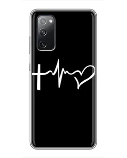 Чехол для Samsung Galaxy S20 FE с картинкой «Пульс веры» Чехол для Samsung Galaxy S20 FE с картинкой «Пульс веры»