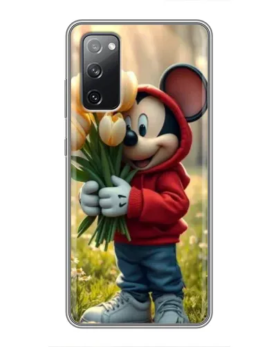 Чохол для Samsung Galaxy S20 FE з картинкою «Міккі з тюльпанами» Чохол для Samsung Galaxy S20 FE з картинкою «Міккі з тюльпанами»