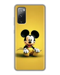Чохол для Samsung Galaxy S20 FE з картинкою «Міккі на жовтому»