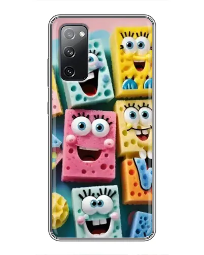 Чехол для Samsung Galaxy S20 FE с картинкой «Цветные губки»