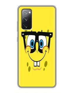 Чехол для Samsung Galaxy S20 FE с картинкой «Минималистичный Спанч Боб» Чехол для Samsung Galaxy S20 FE с картинкой «Минималистичный Спанч Боб»