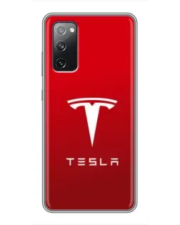 Чохол для Samsung Galaxy S20 FE з картинкою «Tesla Red Classic»
