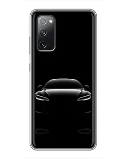 Чохол для Samsung Galaxy S20 FE з картинкою «Силует Tesla Night»