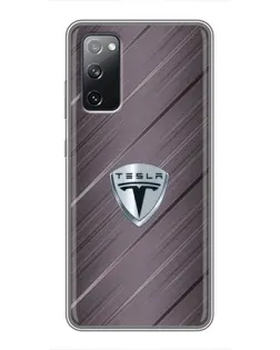 Чохол для Samsung Galaxy S20 FE з картинкою «Металева текстура Tesla»
