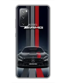 Чехол для Samsung Galaxy S20 FE с картинкой «Mercedes — белый карбон» Чехол для Samsung Galaxy S20 FE с картинкой «Mercedes — белый карбон»