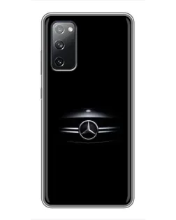 Чехол для Samsung Galaxy S20 FE с картинкой «Mercedes — абстрактные линии» Чехол для Samsung Galaxy S20 FE с картинкой «Mercedes — абстрактные линии»