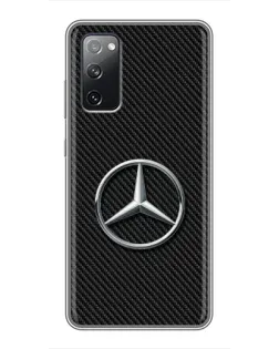 Чехол для Samsung Galaxy S20 FE с картинкой «Карбоновый Mercedes стиль» Чехол для Samsung Galaxy S20 FE с картинкой «Карбоновый Mercedes стиль»