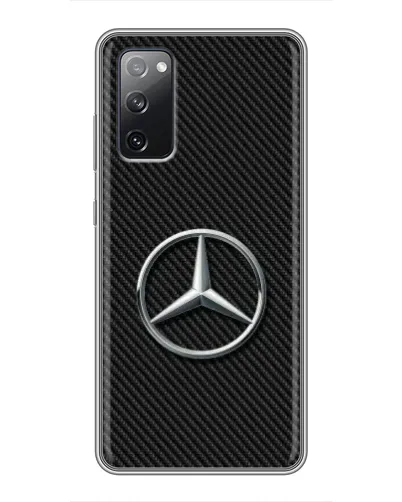 Чехол для Samsung Galaxy S20 FE с картинкой «Карбоновый Mercedes стиль» Чехол для Samsung Galaxy S20 FE с картинкой «Карбоновый Mercedes стиль»