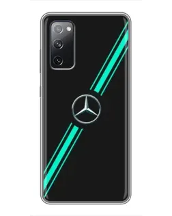 Чехол для Samsung Galaxy S20 FE с картинкой «Спортивные линии Mercedes» Чехол для Samsung Galaxy S20 FE с картинкой «Спортивные линии Mercedes»