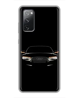 Чохол для Samsung Galaxy S20 FE з картинкою «Audi — нічний контур»