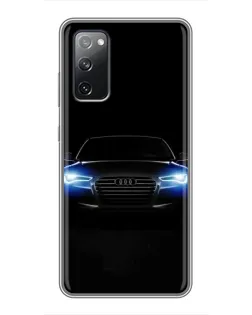 Чохол для Samsung Galaxy S20 FE з картинкою «Audi в неоні»