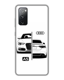 Чохол для Samsung Galaxy S20 FE з картинкою «Audi — контрастний дизайн»