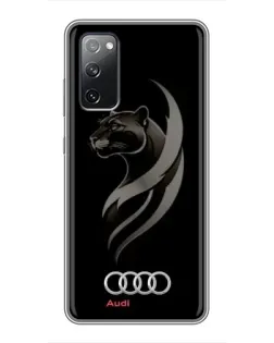 Чохол для Samsung Galaxy S20 FE з картинкою «Графіка — пантера та Audi»