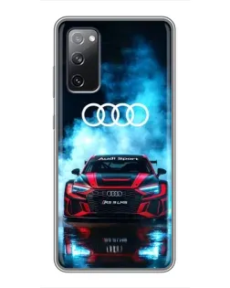 Чохол для Samsung Galaxy S20 FE з картинкою «Audi Sport — неон»