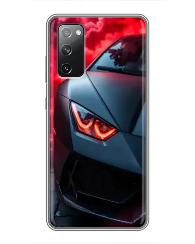Чехол для Samsung Galaxy S20 FE с картинкой «Lamborghini красное сияние» Чехол для Samsung Galaxy S20 FE с картинкой «Lamborghini красное сияние»